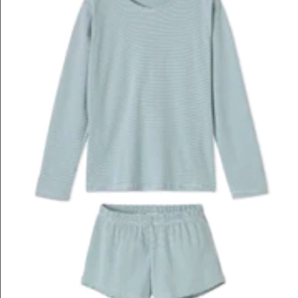 Lake Pajamas Long-Short Weekend Set in Classic Green sz Small